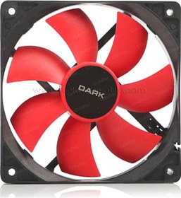 Resim Dark 120Mm Kırmızı Kanatlı Kasa Fanı Dkccf123R 