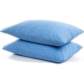 Resim Mertim 2'li 50x70 Ranforce Turkuaz Yastık Kılıfı 