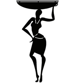 Resim Afrikalı Kadın Oto Motor Laptop Duvar Folyo Sticker Tip 6 10x19 Cm 