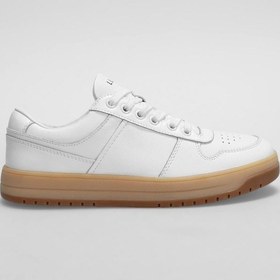 Resim Lufian Alexıs Beyaz Kadın Hakiki Deri Spor Ayakkabı Beyaz 