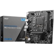 Resim Msı Pro H610M-E Ddr4 3200MHZ 1xvga 1xhdmı 1xm.2 USB 3.2 Matx 1700P (12. / 13. ve 14. Nesil Işlemci Uyumlu) 