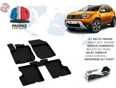 Resim Dacia Duster 4x2 4D Havuzlu Paspas Bagaj Havuzu Seti 2018-2024 Arası 