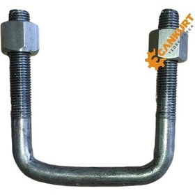 Resim Patpat Çapa Motoru Römork Makas Bağlantısı Kare U Bolt Uzun 