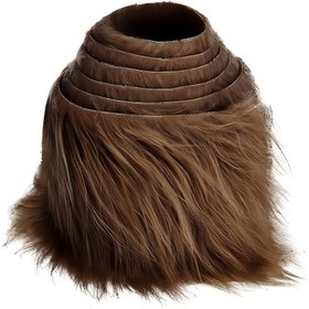 Resim 73.66cm Sahte Kürk Kumaş, El İşleri için Yumuşak Peluş Önceden Kesilmiş Şeritler, DIY Cosplay Kostümleri için Uygun, Santa Sakalı Saç Süslemeleri, Cüce Dekorasyonu Yapımı için Sahte Kürk Trim ile 