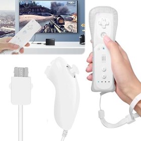 Resim WIYETY Wii Uzaktan Kumandası Oyun Denetleyicisi: Wii Uzaktan Kumandaları, Wii Kumanda Uzaktan Kumandası, Wii Bağlantı için Uzaktan Kumanda, Wii/WiiU Konsolu için Wii Uzaktan Kumanda (Beyaz) 