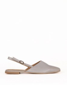 Resim Bueno Shoes Gri Deri Kadın Topuklu Sandalet 01we1100 