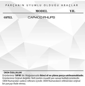 Resim Opel Philips CAR400 Için Radyo Düğmesi, Orijinal ve Kaliteli Yedek Parça 