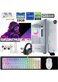 Resim Fazeon Astra X870 i9-14900KF 32 GB 1 TB M.2 NVMe SSD 8 GB RTX5060 24.5" Free Dos Masaüstü Oyuncu Bilgisayarı 