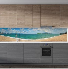 Resim Mutfak Tezgah Arası Folyo Fayans Kaplama Folyosu Nha Trang Plaj 