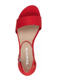 Resim Tamarıs Kadın Topuklu Ayakkabı 1-28201-42-500 Kırmızı 