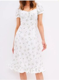 Resim Charmestry Yazlık Elbise 164654297 Beyaz 