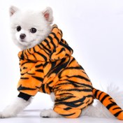 Resim Sıcak ve Sevimli Küçük ve Orta Boy Köpekler ve Kediler için Evcil Hayvan Hoodie - Kış için mükemmel 