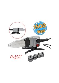 Resim Pprc Pvc Plastik Boru Kaynak Makinesi 1500 W Endüstriyel Makina Pafta Seti 40 Mm 32 Mm 25 Mm 20 Mm 