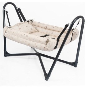 Resim Loove Neptün Pamuklu Bebek Hamak Kahverengi 