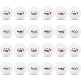 Resim Reedark 24 Adet 3 Yıldız Masa Tenisi Topu - Profesyonel Antrenman Ve Okullar İçin 
