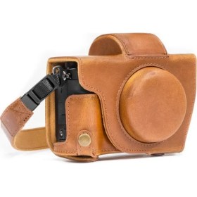 Resim Megagear Canon Powershot G5 X Suni Deri Kamera Çantası 