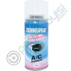 Resim Technospray Araç Klima Temizleme Köpük + Koku Giderici 