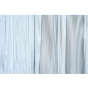 Resim MAKARNA MODEL SİMLİ BEYAZ RENK HAZIR DİKİLMİŞ PİLELİ TÜL PERDE 30 Beyaz 