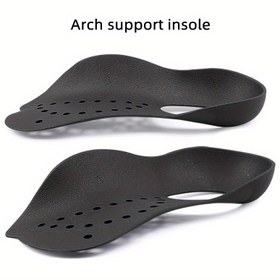 Resim Koşu ve Yürüyüş için 1 Çift Ergonomik Topuk Desteği Tabanlıkları - Rahat Kemer Destekli Ayakkabı İçi Yuvarlak Kesikler ile Geliştirilmiş Ayak, Rahatlama ve Stabilite için Spor Ayakkabılar ve Günlük Ayakkabılar, Ayakkabı Tabanları 