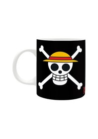 Resim One Piece Baskılı Seramik Beyaz Kupa 