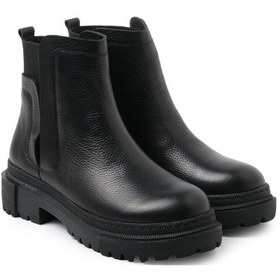 Resim Sıyah Bot Kadın Mar-23k-133-267 John May Siyah Floter Siyah 