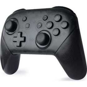 Resim cosmostech Switch Ve Pc Uyumlu Pro Controller Kablosuz Oyun Kolu Siyah 