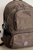 Resim MORCA Unisex Koyu Vizon Su Geçirmez Kumaş Laptop Okul Çantası Seyahat Sırt Çantası 14 Inç 18 Lt 40x30cm 