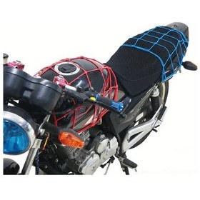 Resim Cloudstore Black 11.81'' Çok Amaçlı Motor Bisiklet Bagaj Filesi - Güvenli Taşıma Çözümü 