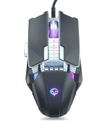 Resim Sones Dark Alien V710 7 Tuşlu Metal Ofis Kablolu Parlayan Fare, Kablo Uzunluğu: 1,78 M Diğer 