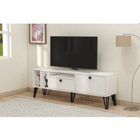 Resim ARİS TV SEHPA BEYAZ 