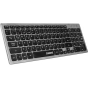 Resim Everest KB-BT88 Siyah/gri Bluetooth Ultra Ince Q Mac/win/android/ıos Uyumlu Kablosuz Klavye 