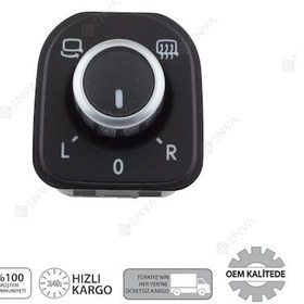 Resim Volkswagen Tiguan Katlanır Dikiz Ayna Düğmesi Anahtarı 2008-2015 N11.18371 