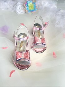 Resim Gala Önü Simli Fiyonklu Topuklu Çocuk Ayk 