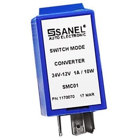 Resim Sanel Konvertör 1 Amper 24V 12V Voltaj Düşürücü SMC01 