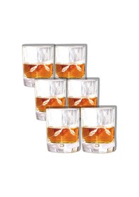 Resim Decocıa Bubble 6lı Viski Bardağı 240cc Sürgün Desenli 