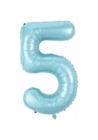 Resim 34" Folyo Rakam 76cm "5" Mavi / Blue Mavi 