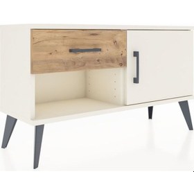 Resim Arges Şifonyer Tek Raflı Tek Çekmeceli Tek Kapaklı 88x30x48 Aytaşı-aytaşı/çam Aytaşı/çam 