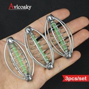 Resim 3 adet AVLCOAKY Balıkçılık Yem Sepeti Besleyici - Dayanıklı ABS Plastik, Yeşil ve Siyah, Verimli Yem Sunumu için İdeal, Yem Sunumu|Şık Yem Tutucu|Dayanıklı Plastik Sepet, Yem Tutucu 