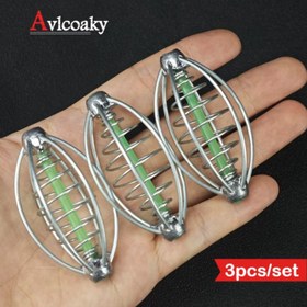 Resim 3 adet AVLCOAKY Balıkçılık Yem Sepeti Besleyici - Dayanıklı ABS Plastik, Yeşil ve Siyah, Verimli Yem Sunumu için İdeal, Yem Sunumu|Şık Yem Tutucu|Dayanıklı Plastik Sepet, Yem Tutucu 