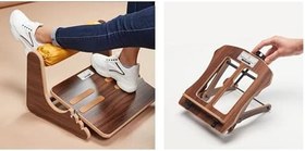 Resim ErgoPaket 3, Rahatla On8 Ayak Desteği + NoteOn2 Yükseklik Ayarlı Laptop Standı 