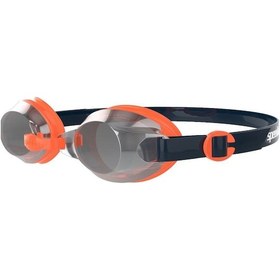 Resim Speedo Jet Mirror Çocuk Yüzücü Gözlüğü Turuncu - Siyah 6-14 Yaş Beyaz 