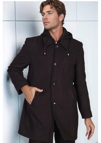 Resim Plt9335 Dewberry Erkek Palto-diagonal Siyah Diagonal Siyah 