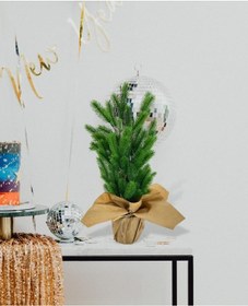 Resim Yılbaşı Ağacı Yapay Çam Ağacı Kraft Saksıda 55cm 