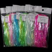 Resim 1Mm Simüle Balık Derisi Dalga Flash Metal Tel Tuzlu Su Balıkçılığı Yüzer Malzeme Uçan Halat Bağlama Malzemesi 