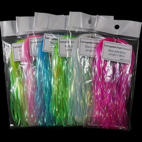 Resim 1Mm Simüle Balık Derisi Dalga Flash Metal Tel Tuzlu Su Balıkçılığı Yüzer Malzeme Uçan Halat Bağlama Malzemesi 