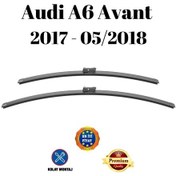 Resim Audi A6 Avant 2017 2018 Uyumlu Araca Özel Ön Cam Muz Tipi Silecek Süpürgesi Takımı 65/53cm 2li Set Silbak 