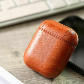 Resim Kılıf Kulaklık Koruma Deri Darbe Korumalı Taba Apple Airpods 1 2 ile Uyumlu ürün 