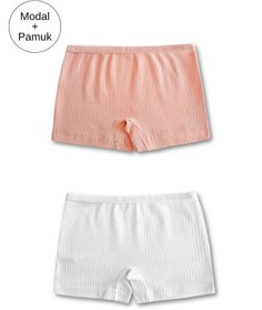 Resim Panfilia Modal-Pamuk Karışımı Kız Çocuk Boxer Külot İç Çamaşırı 6'lı Set 