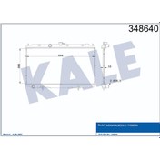 Resim Radyatör Brazing Almera 2000- 1.5 Primera P12 2002- 504645808 
