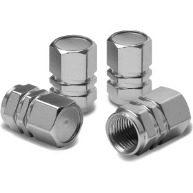 Resim Pearl Shop Hexagon Sibop Kapağı 4'lü Set Gümüş 